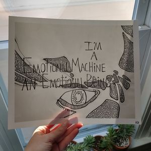 "Emotional Machine" Canvas Print